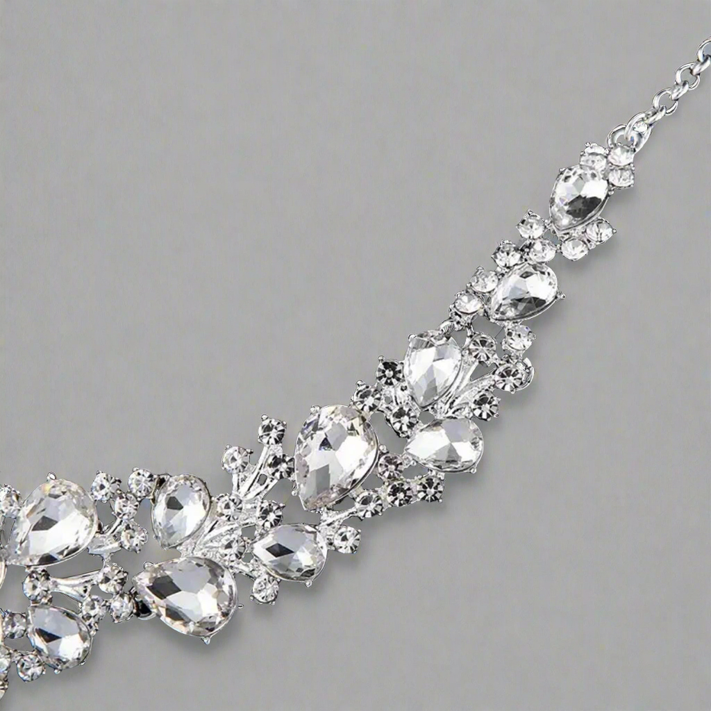 Glass Droplets Jewelry Set