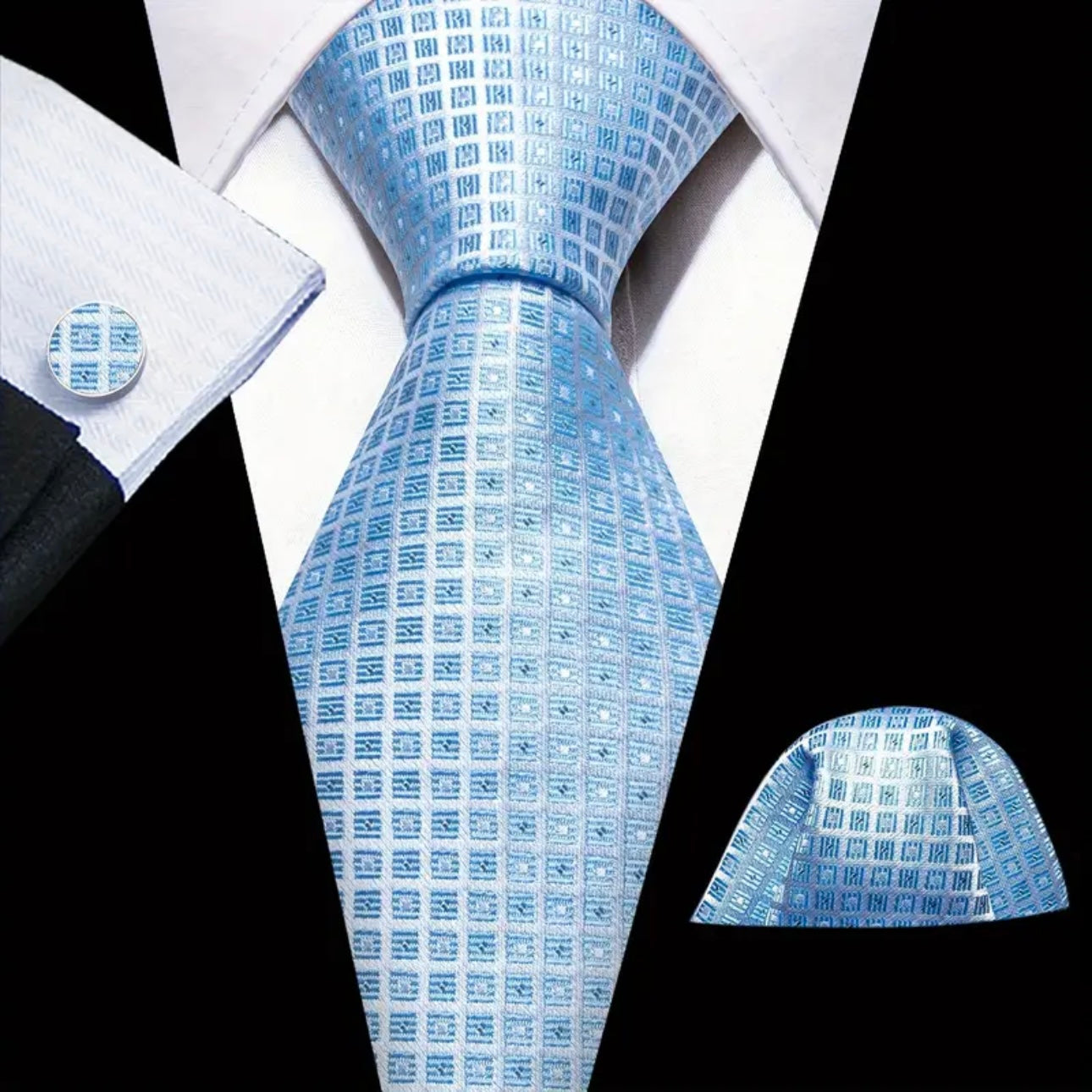 Blue Barry Wang Necktie Sets