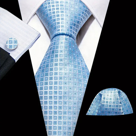 Blue Barry Wang Necktie Sets