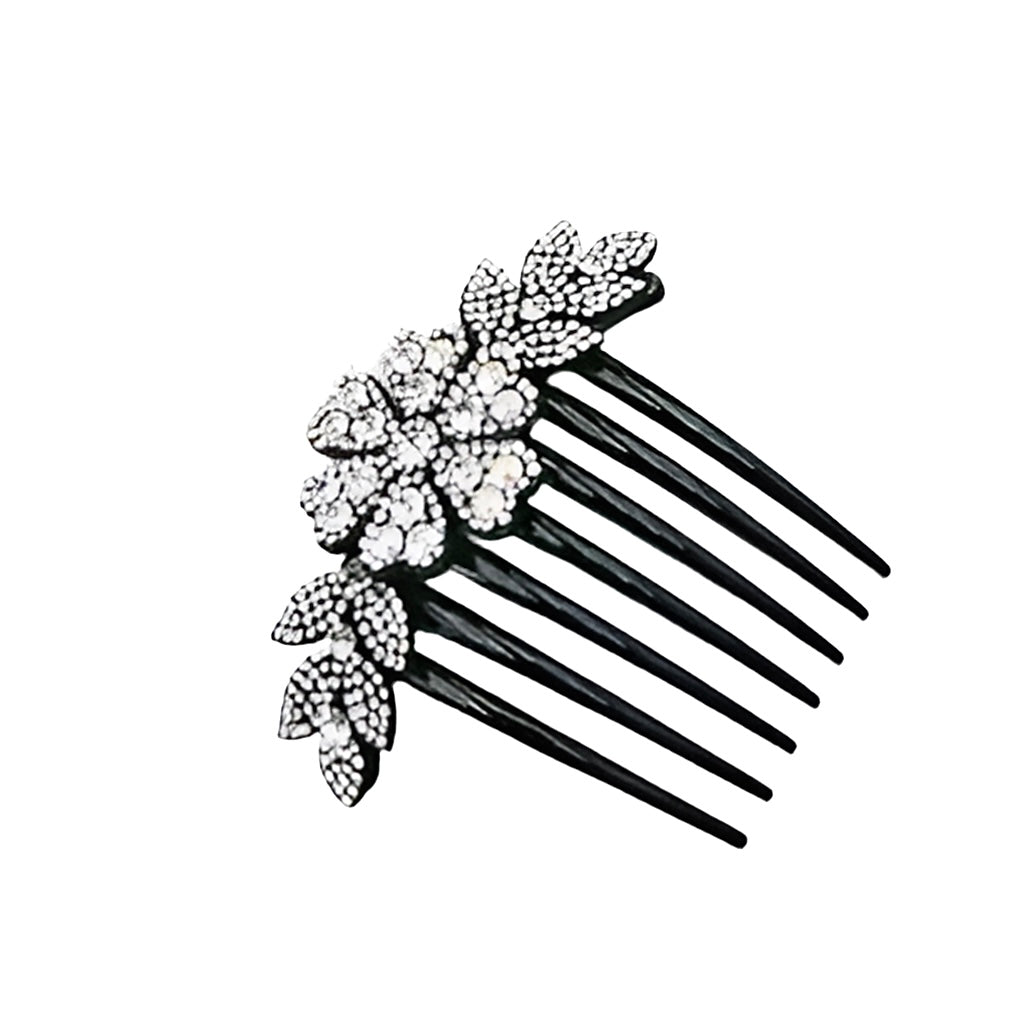 Flower Hair Comb Clear