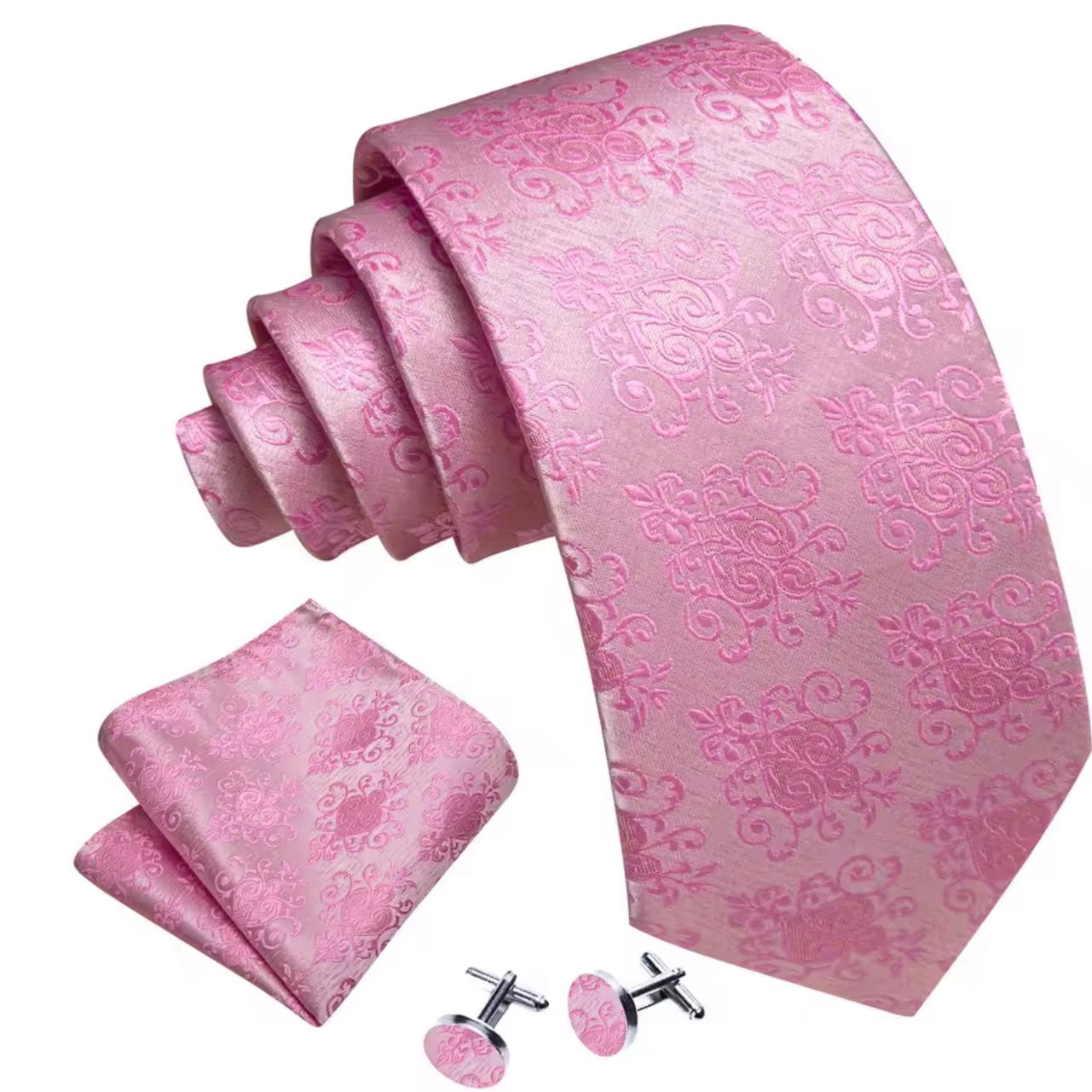 Pink Barry Wang Necktie Sets