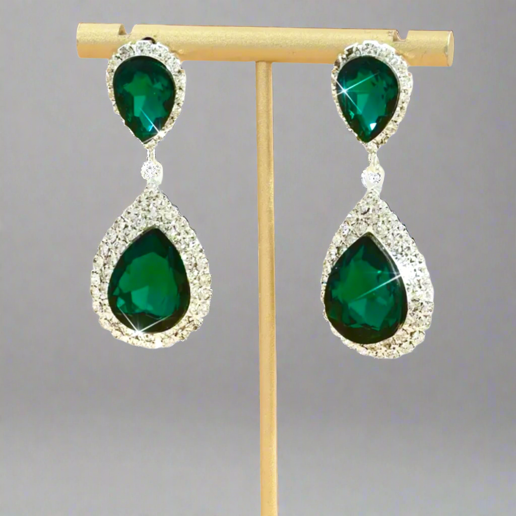 Vibrant Water Drop Earrings