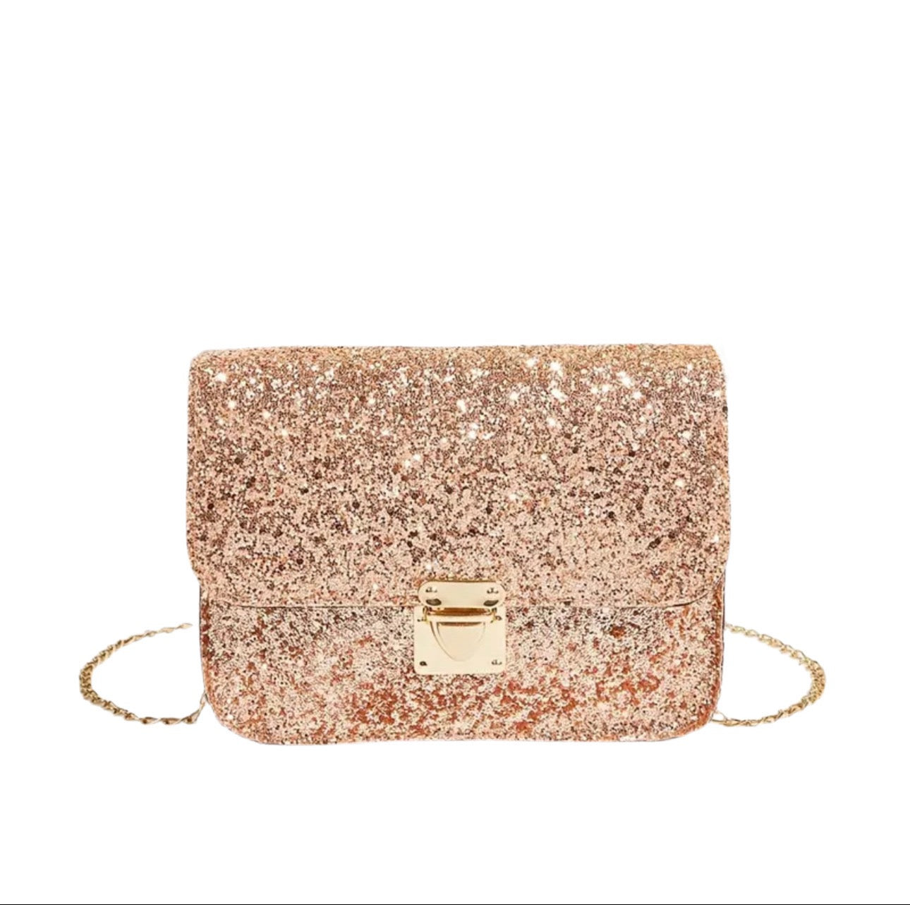 Gold Glittery Evening Purse
