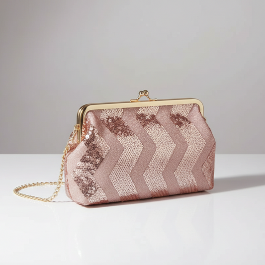 Sequin Coin Purse Evening Bag