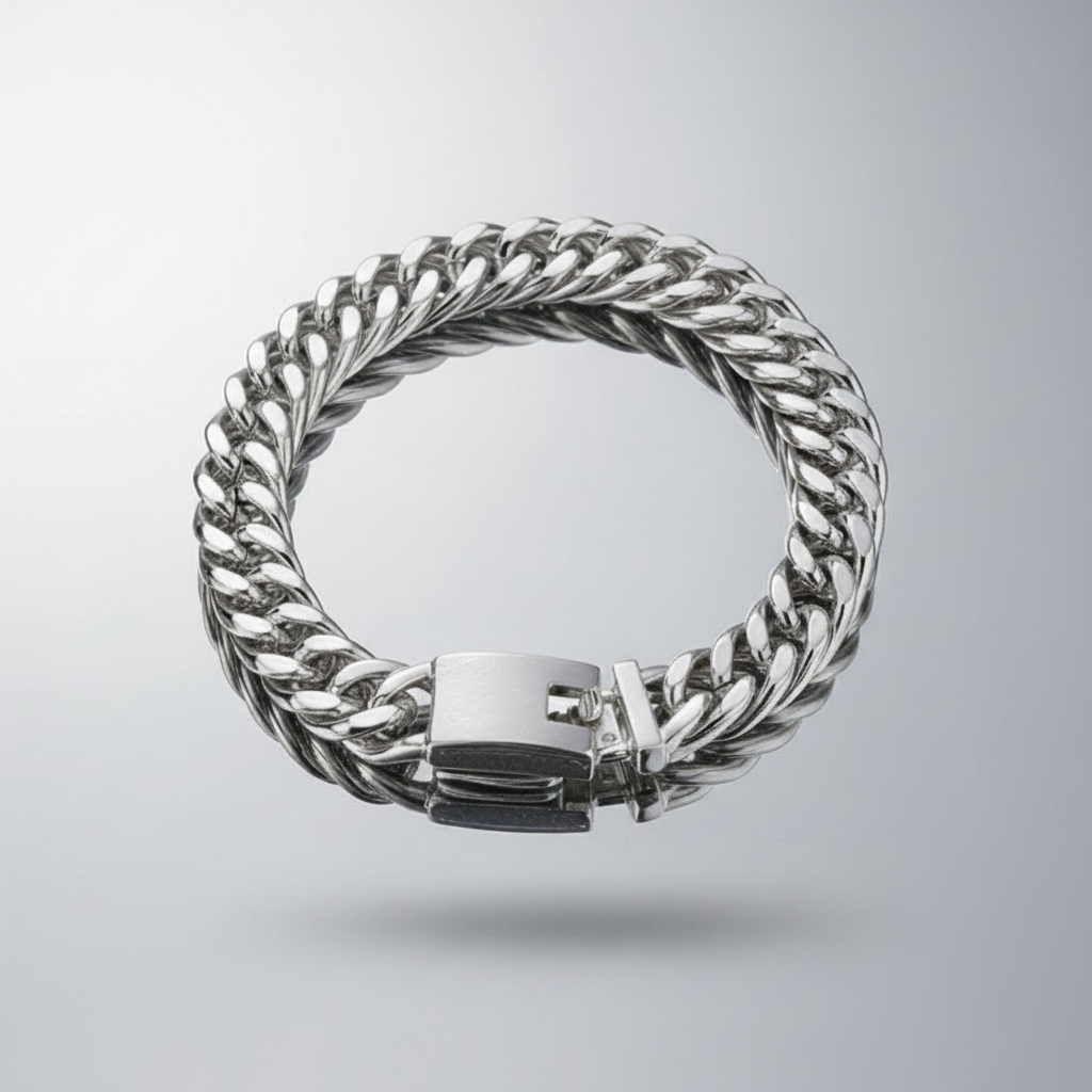 Aluminum Cuban Chain Bracelet