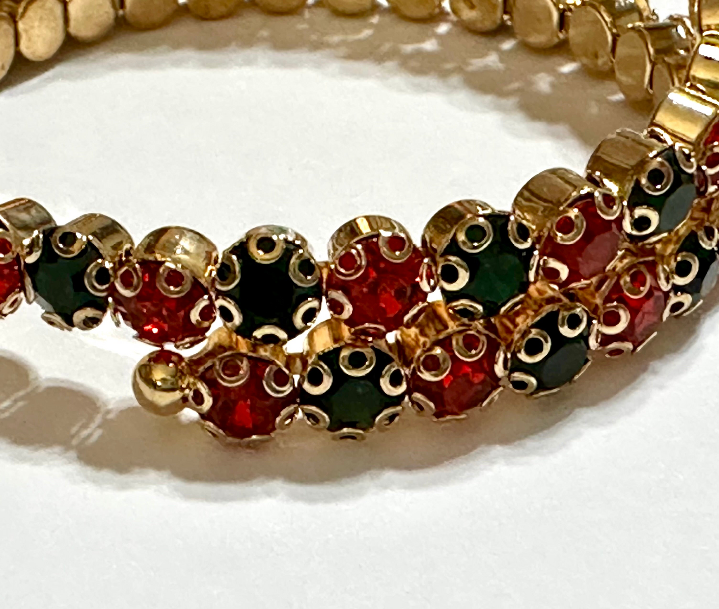 Christmas-1 Flexible 2 Row Bracelet