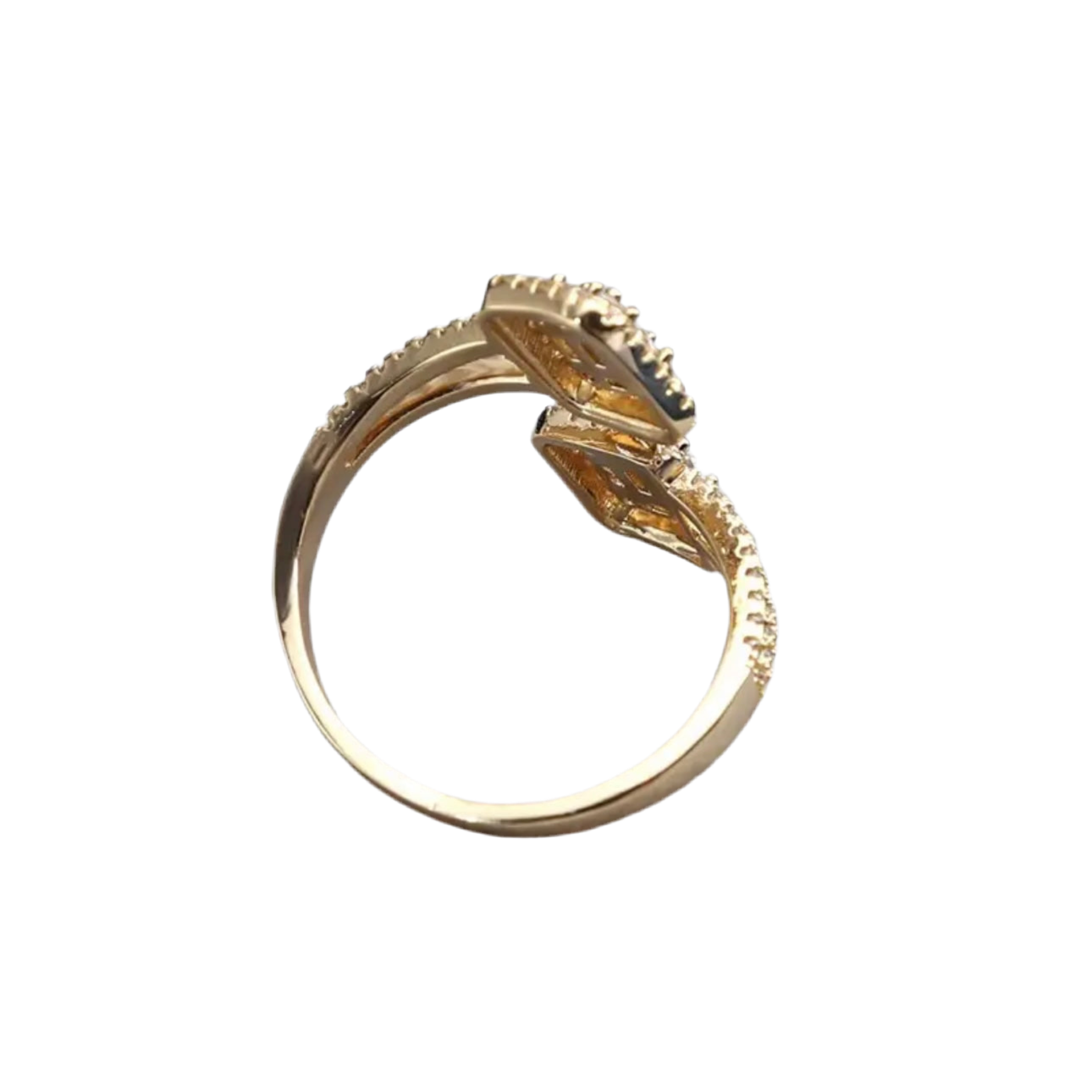 Zircon Wrap All-Fit Ring in Silver