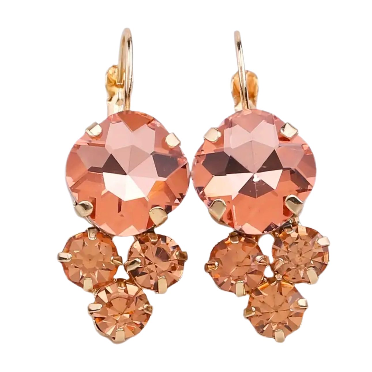 Color Rich Dangle Earrings-Round