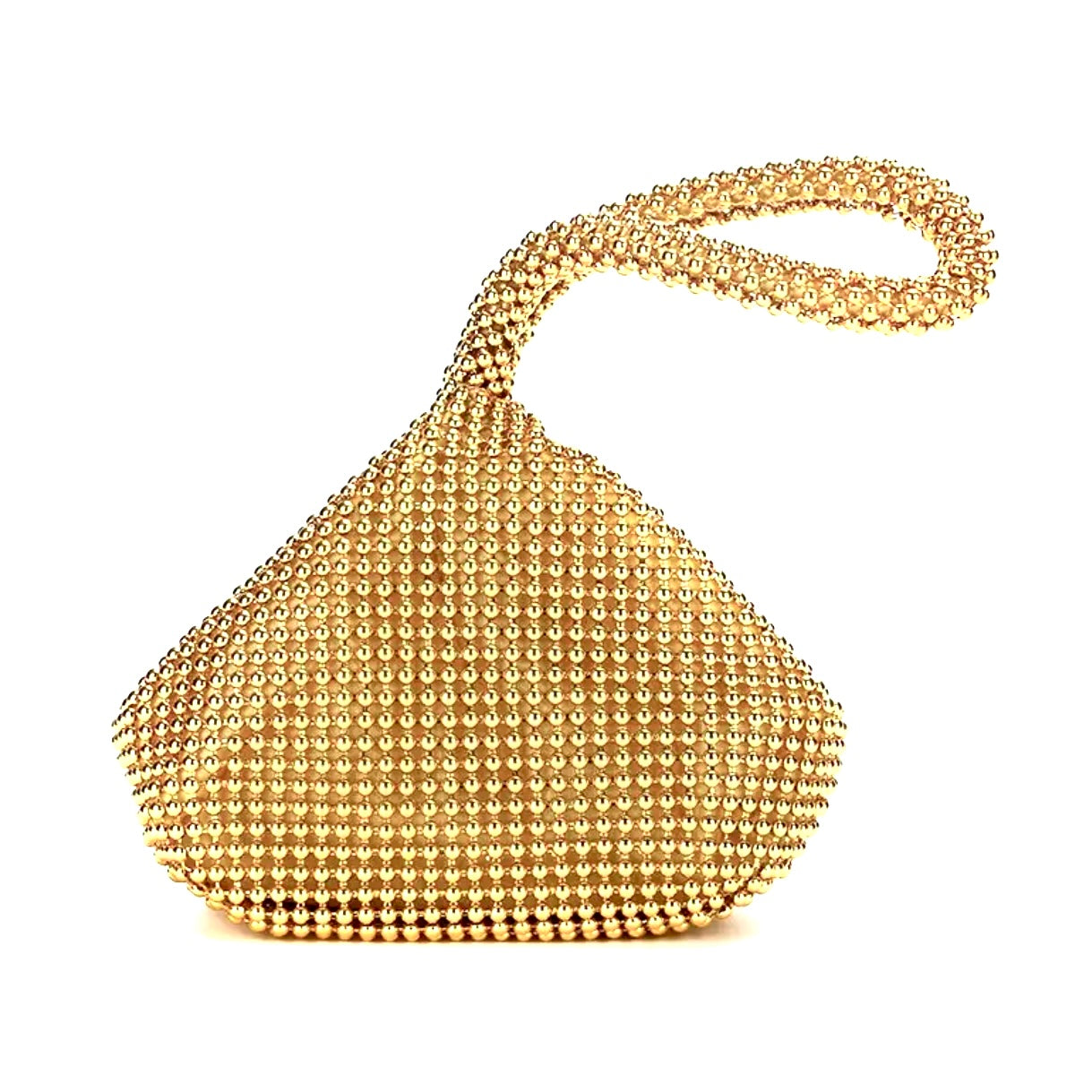 Gold Rhinestone Evening Bag
