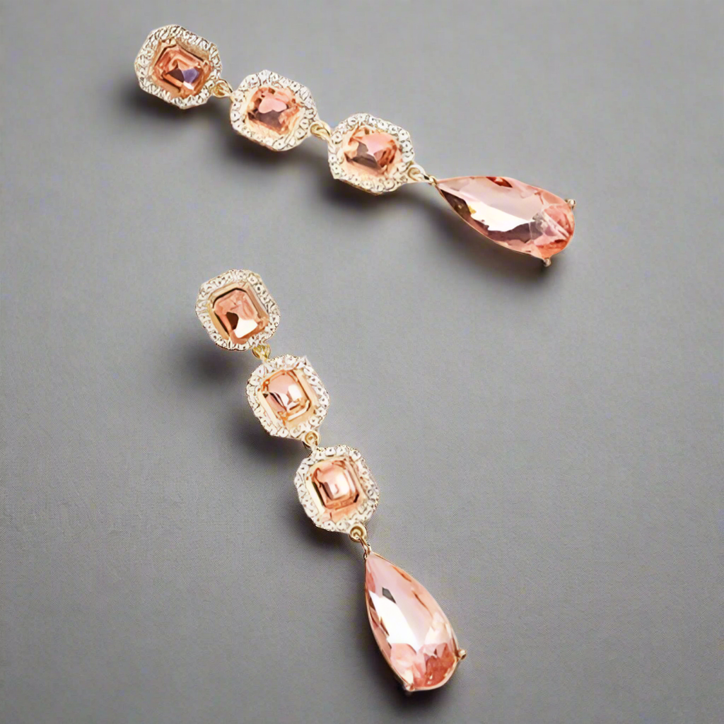 Luxurious Iridescent Drop Earrings