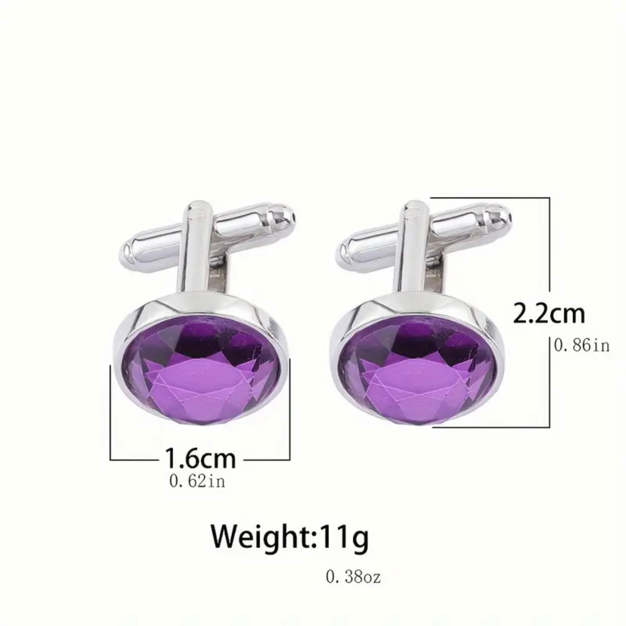 Royal Gems Teal Cufflinks