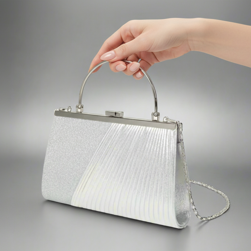 Pleated Evening Bag