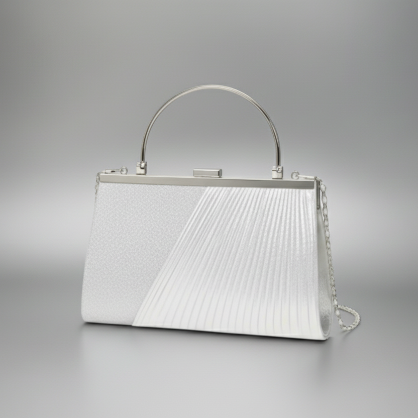 Pleated Evening Bag