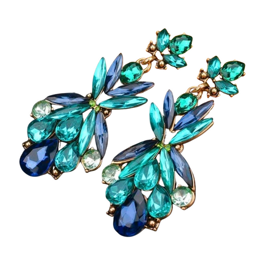 Peacock Vintage Vibe Earrings