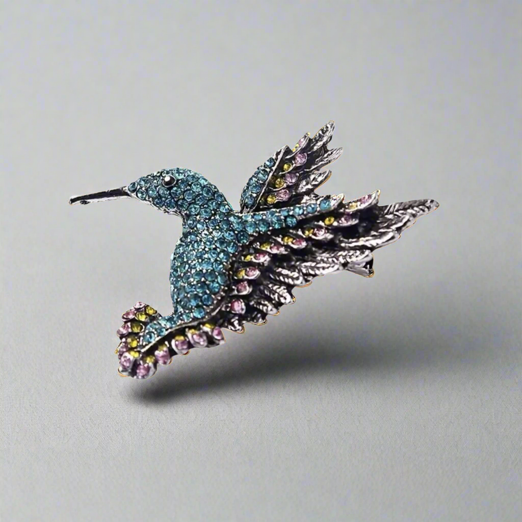 Hummingbird Multicolor Pin