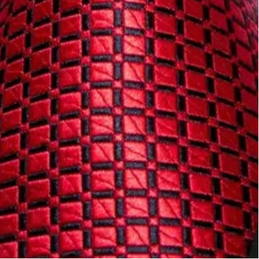 Red & Black Grids Necktie Set