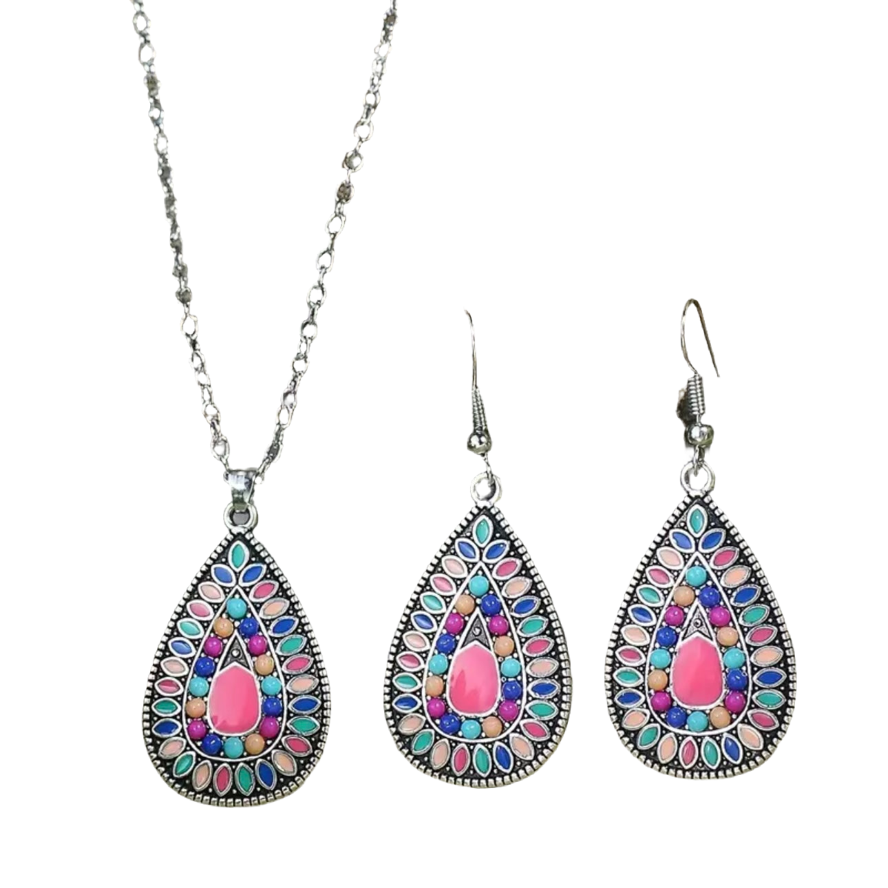 Pink Boho Vibe Jewelry Set