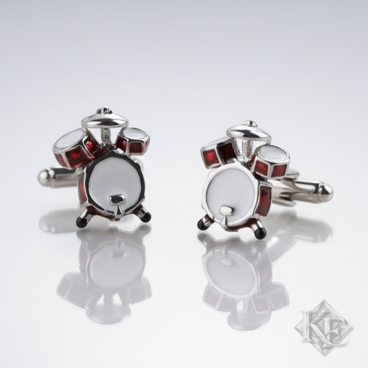Drum Kit Cufflinks