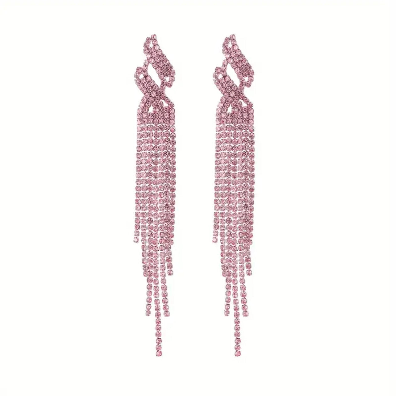 Flame Tassel Earrings