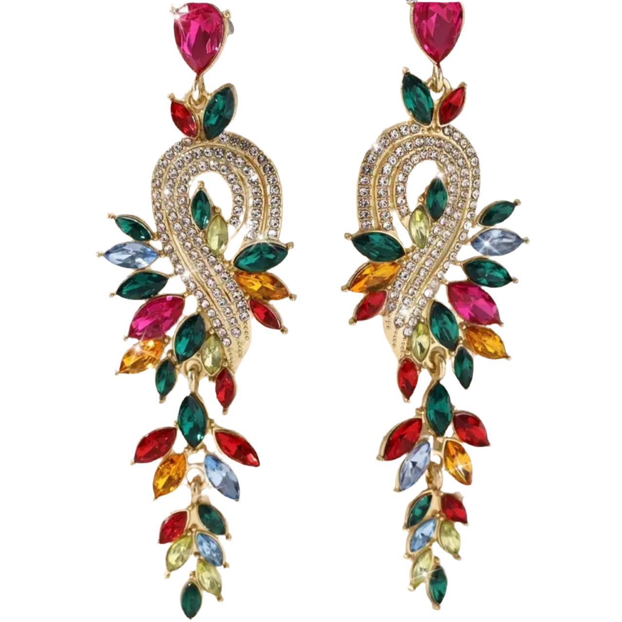 Pendant Multicolor Earrings