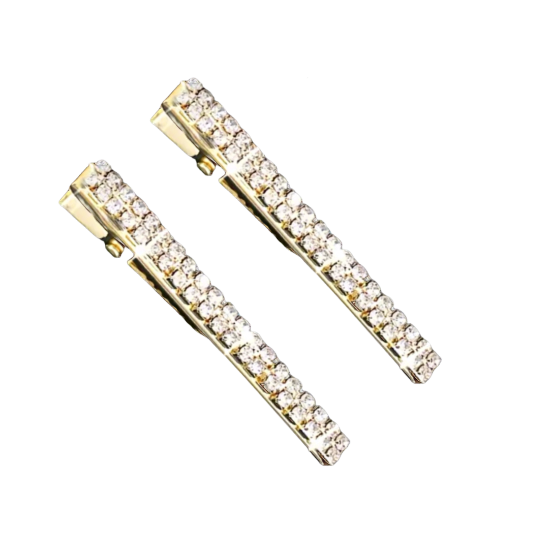 Rhinestone Hair Clips