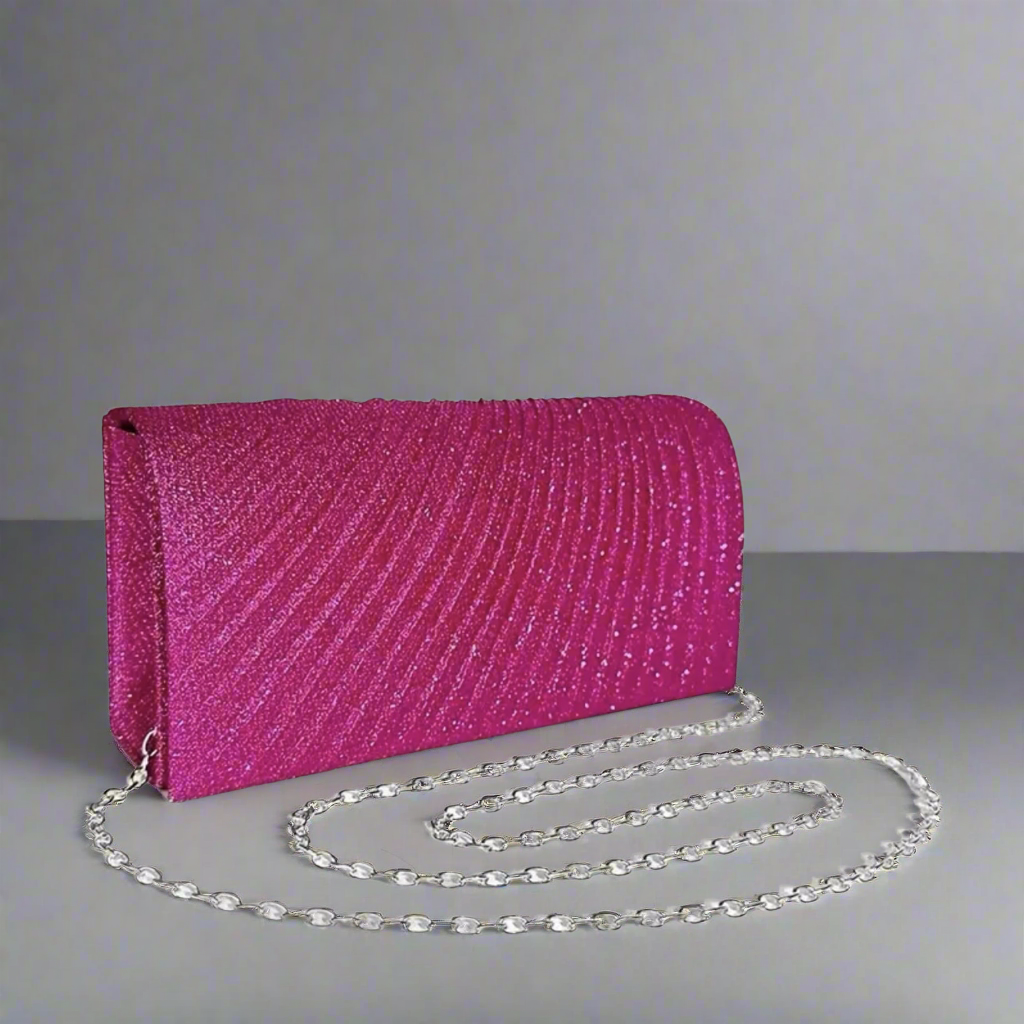 Rose Red Clutch Evening Bag