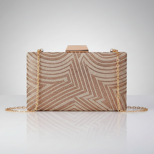 Contemporary Beaded Clutch Evening Bag