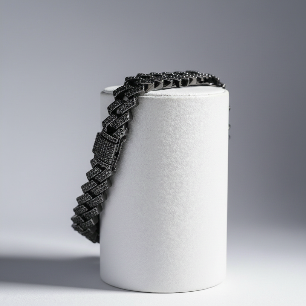 Black Cuban Chain Necklace