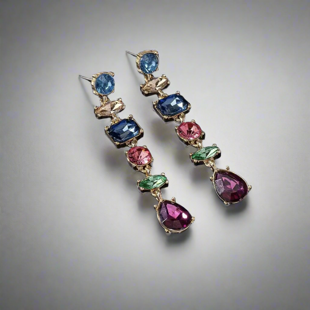 Multicolor Multi-Shaped Earrings