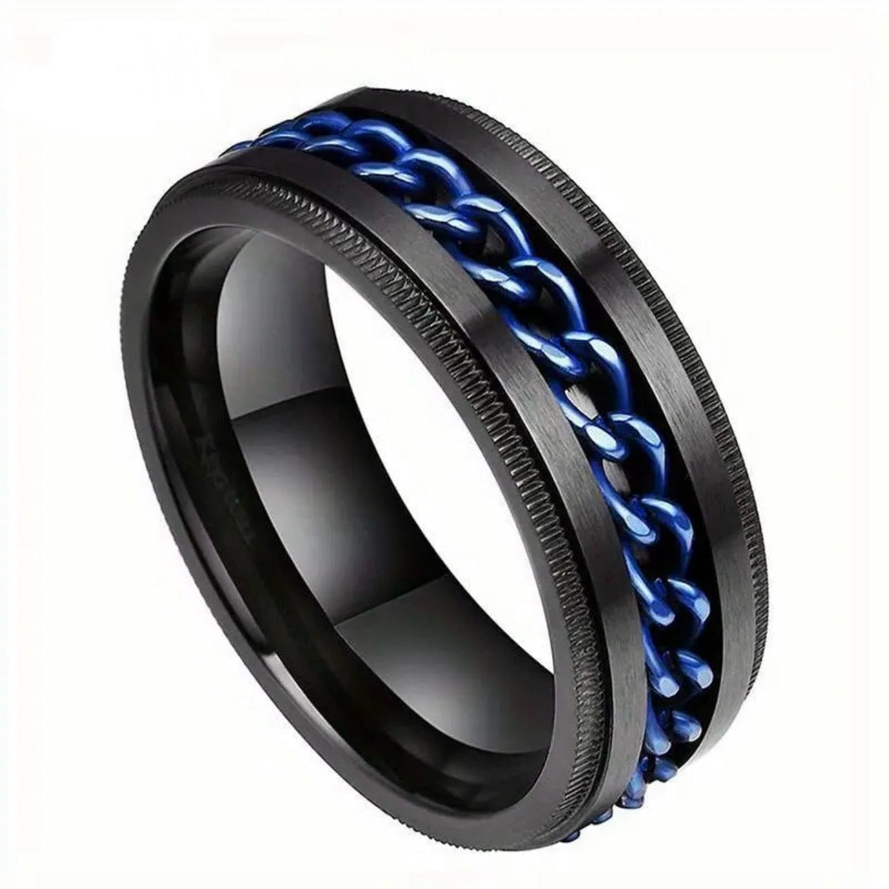 Chain Spinner Stainless Steel  Ring