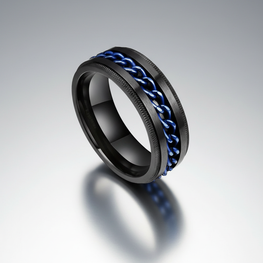 Chain Spinner Stainless Steel Ring