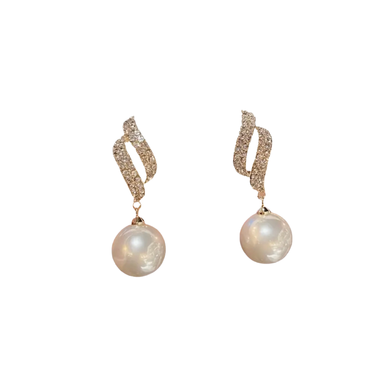 Pearl & Rhinestone Elegant Dangles