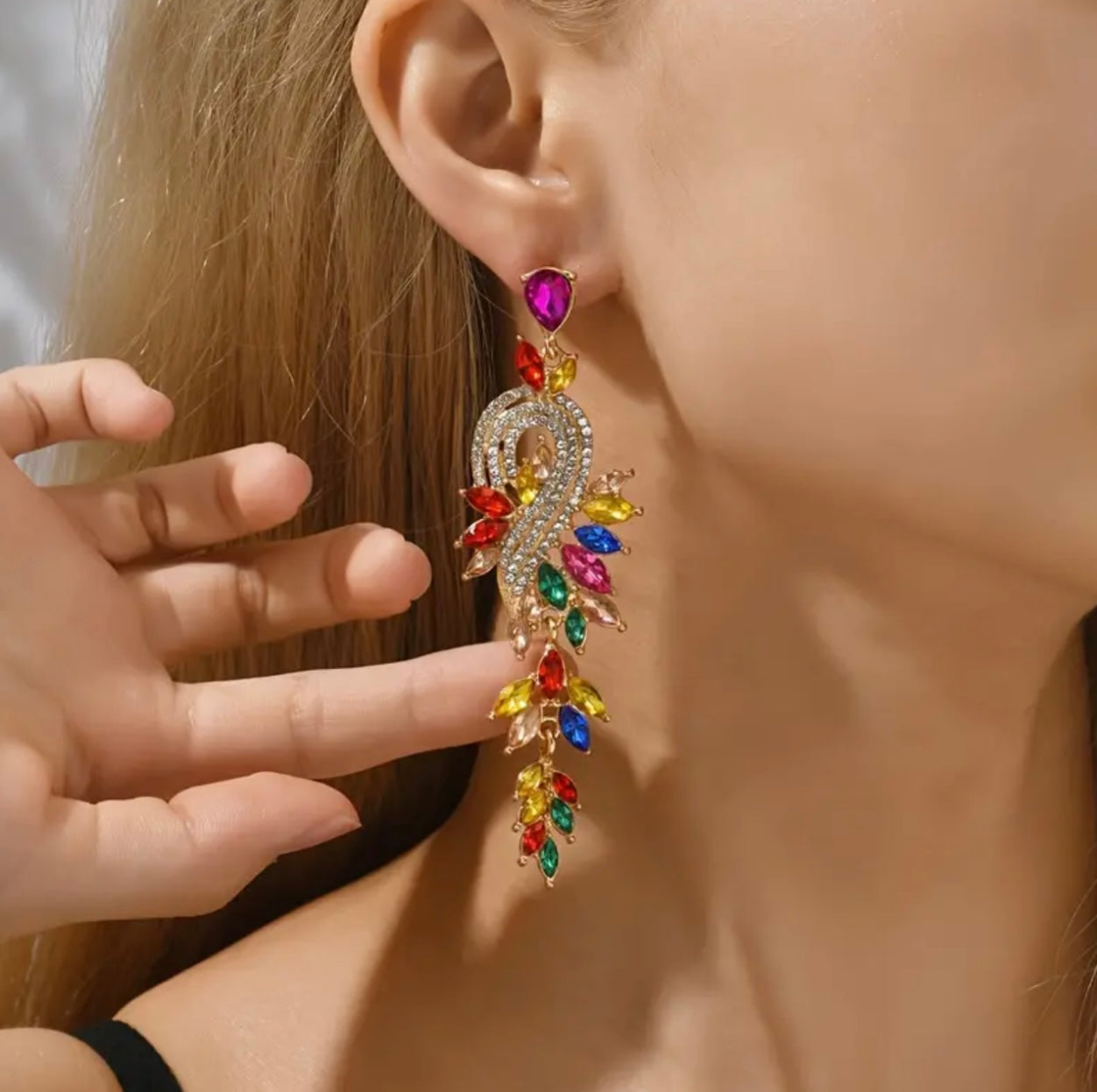 Pendant Multicolor Earrings