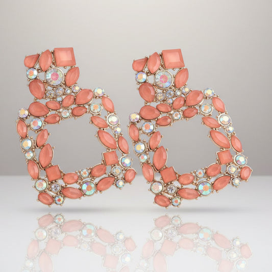 Colorful Square Fashion Earrings