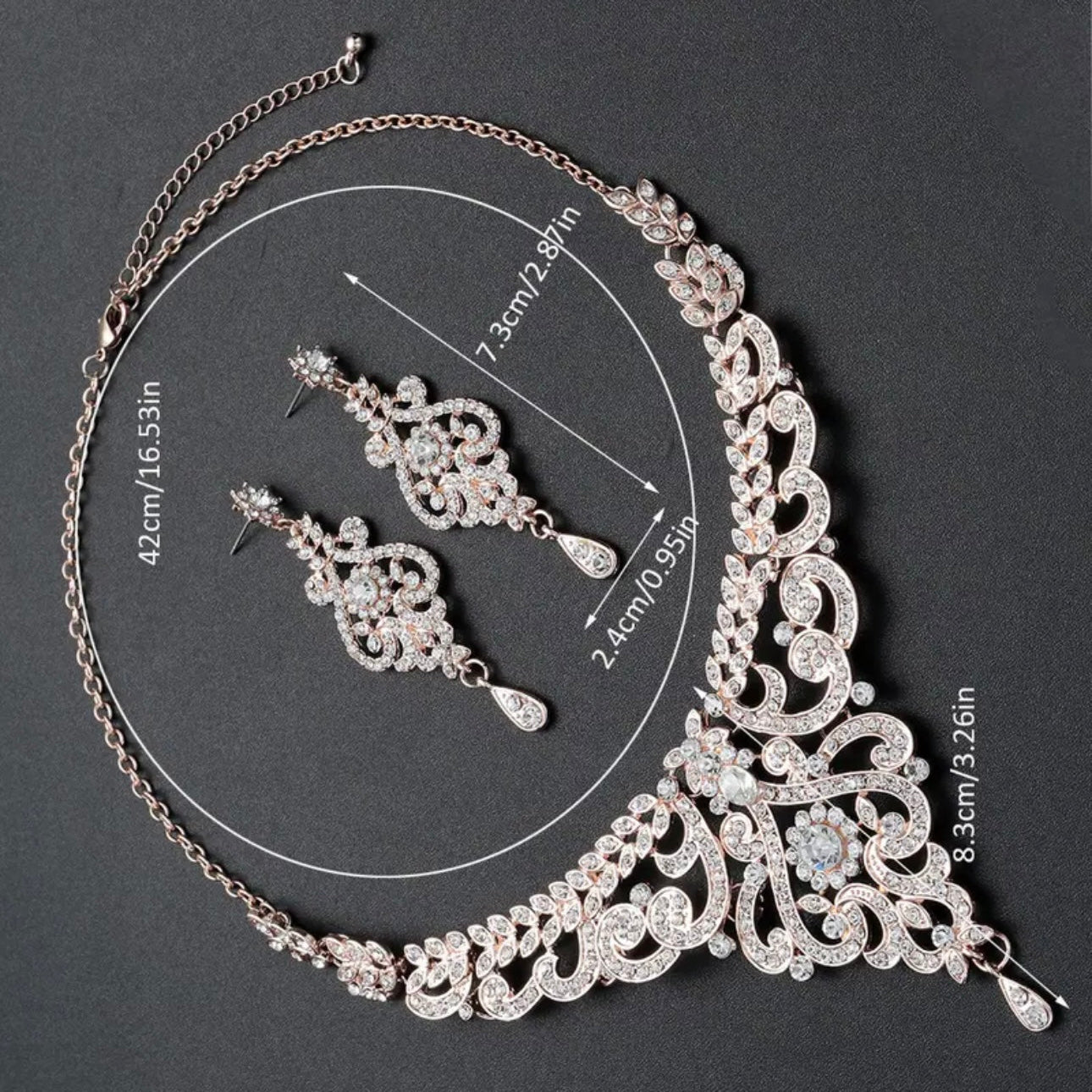 Rose Gold Elegance Jewelry Set