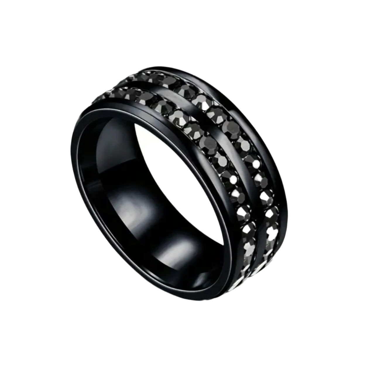 Double Row Rhinestone Band