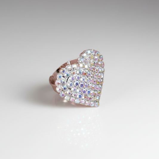 Heart Iridescent All-Fit Ring