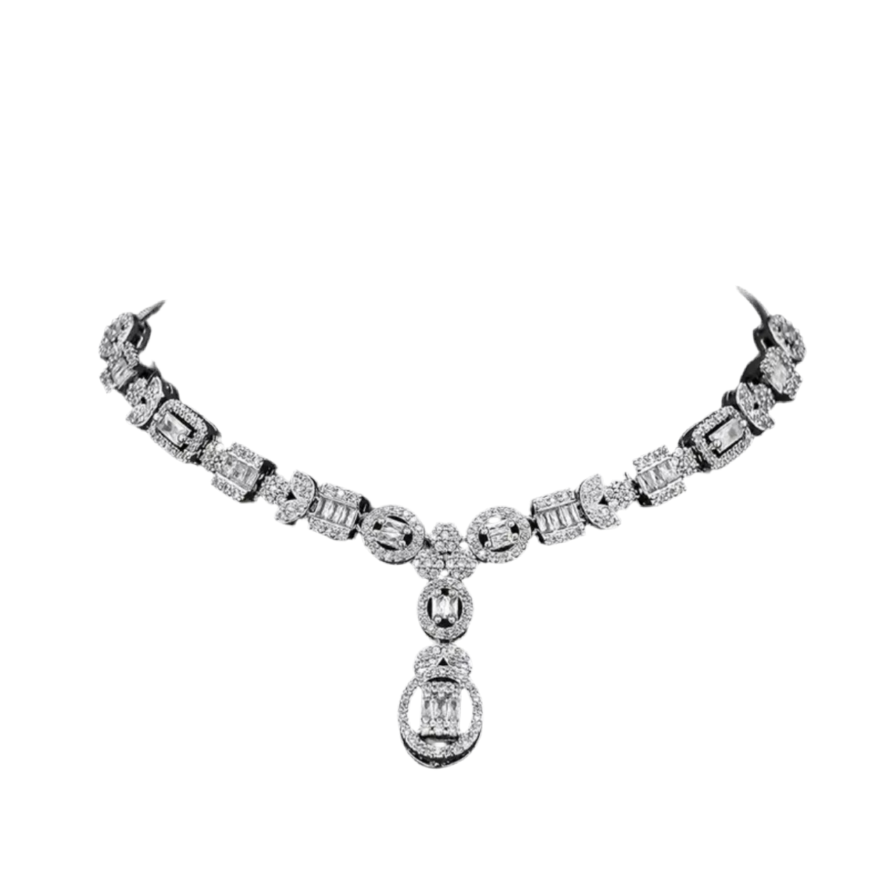 Zirconia Silver Jewelry Set