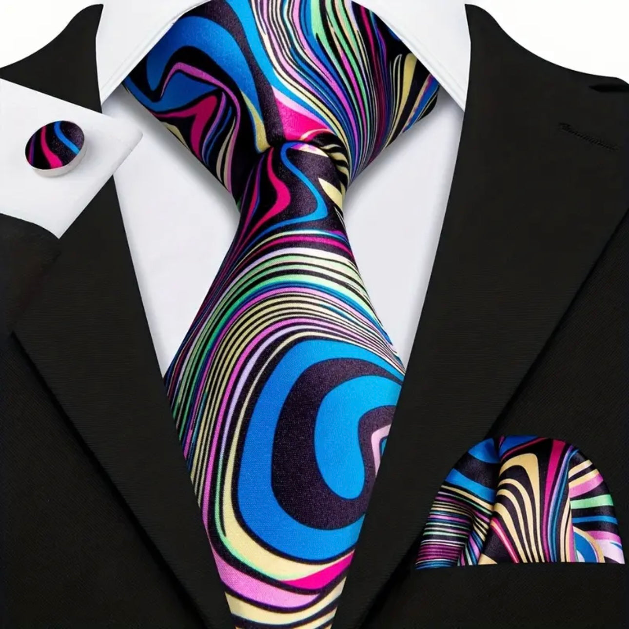 Multicolor Necktie Set