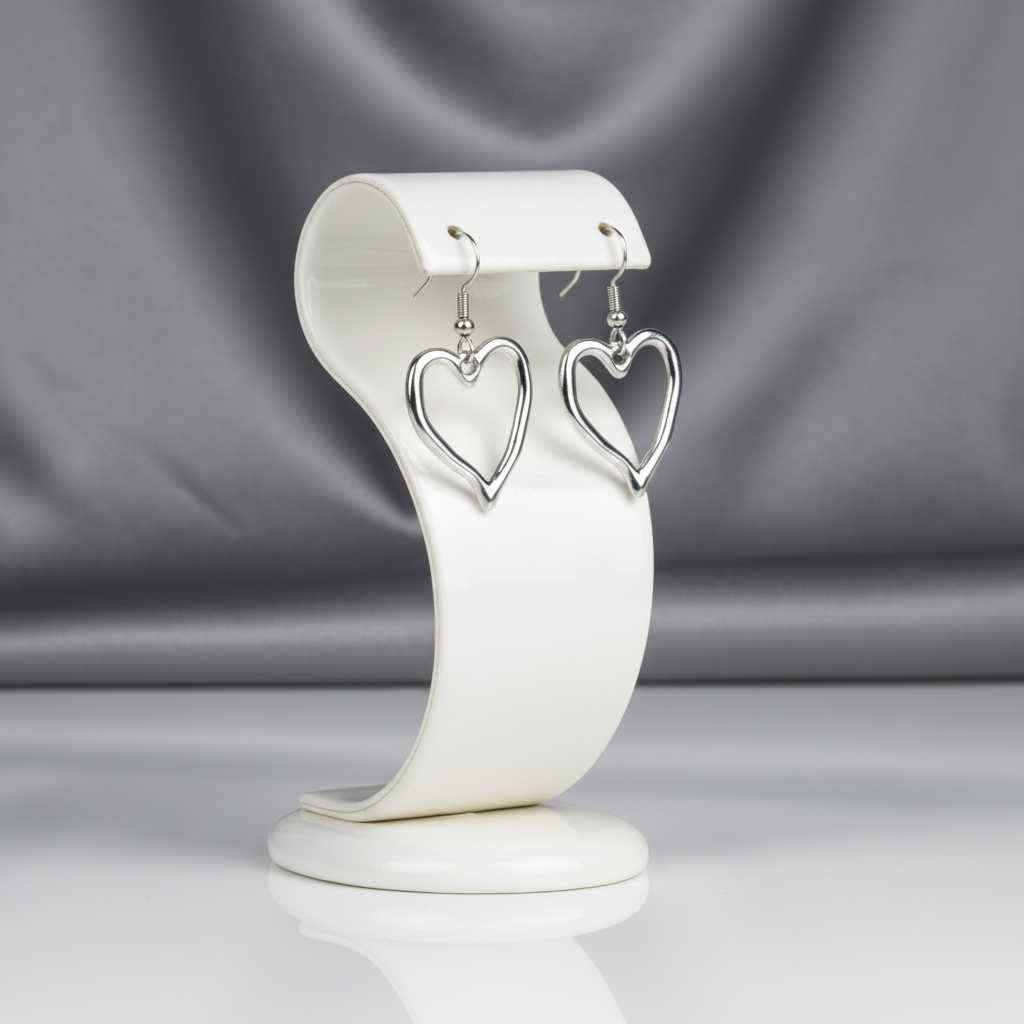 Vintage Heart Earrings