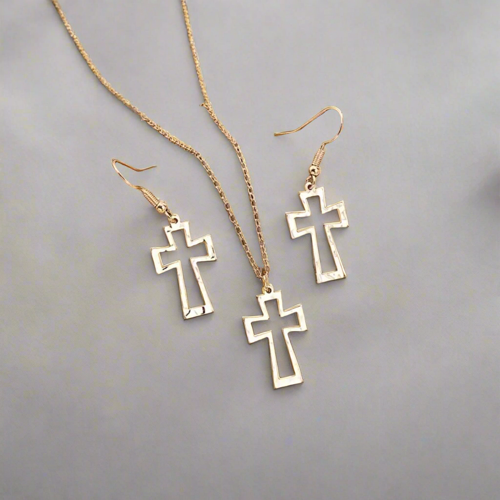 Cross Jewelry Set