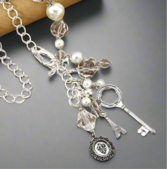 Paris Charms Pendant Necklace