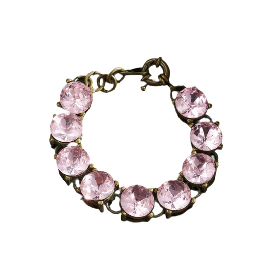 Pink Rhinestones Bracelet