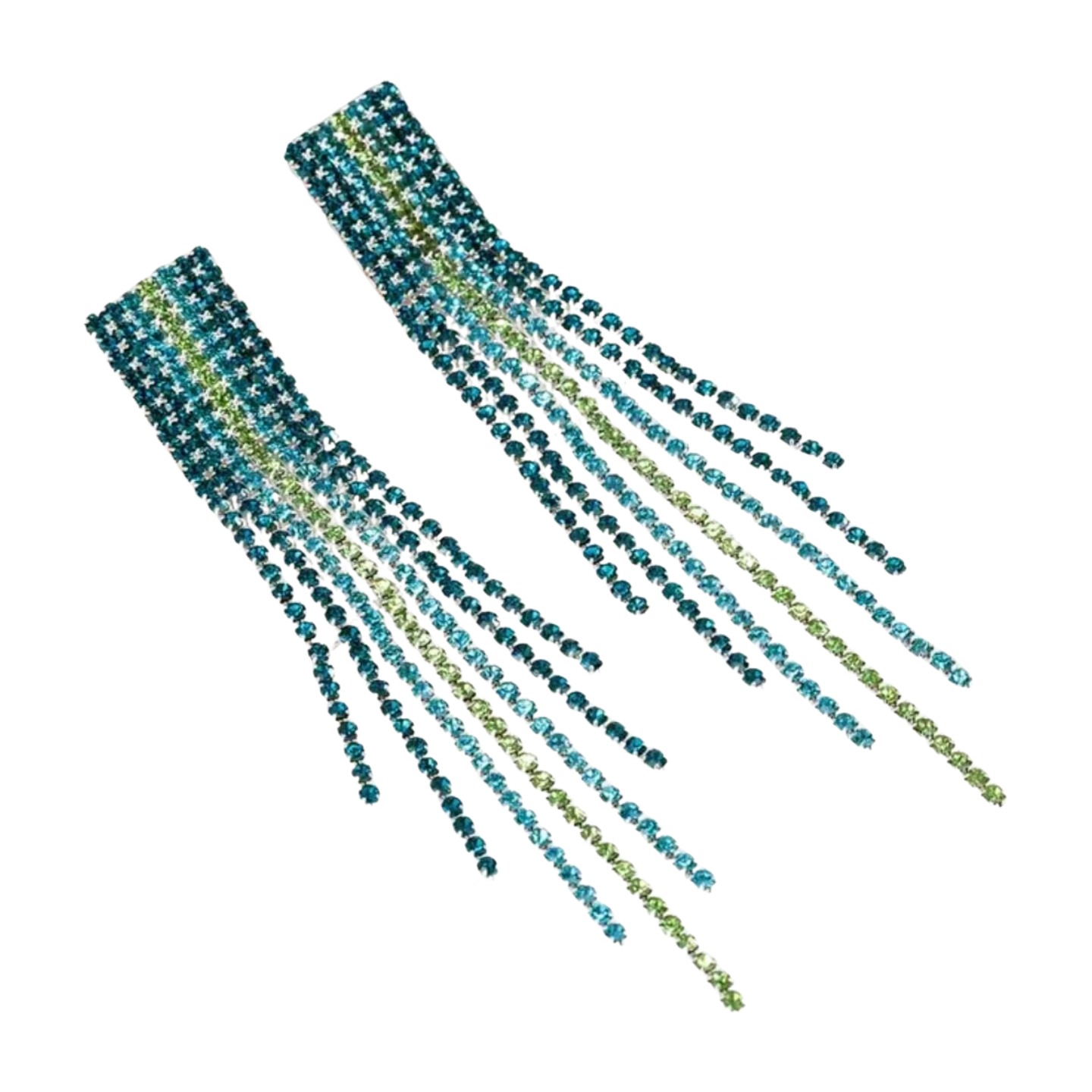 Peacock Tassel Earrings