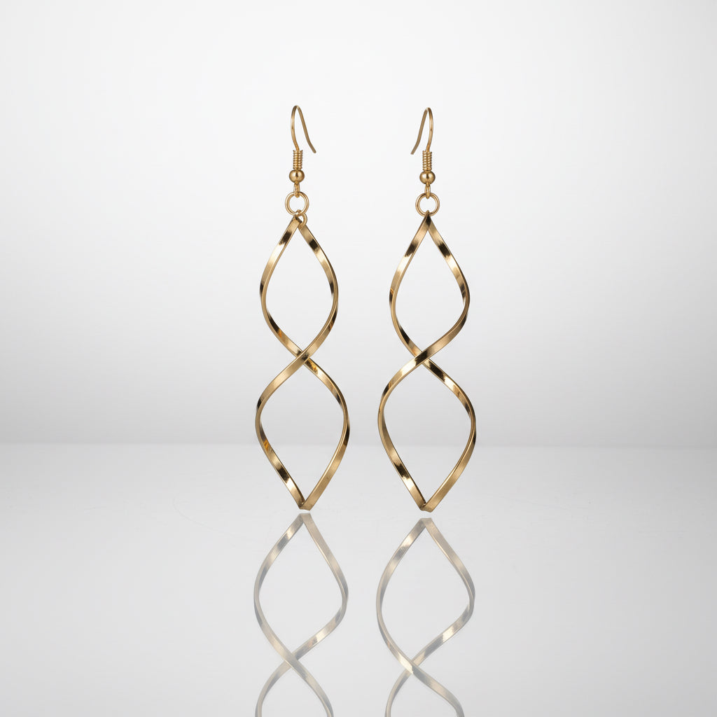 Spiral Dangle Earrings