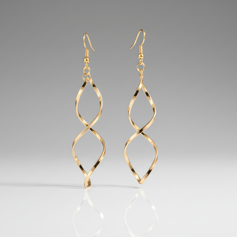 Spiral Dangle Earrings