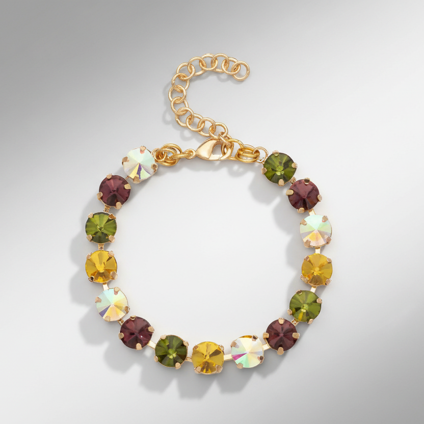 Multicolor Gold Bracelet