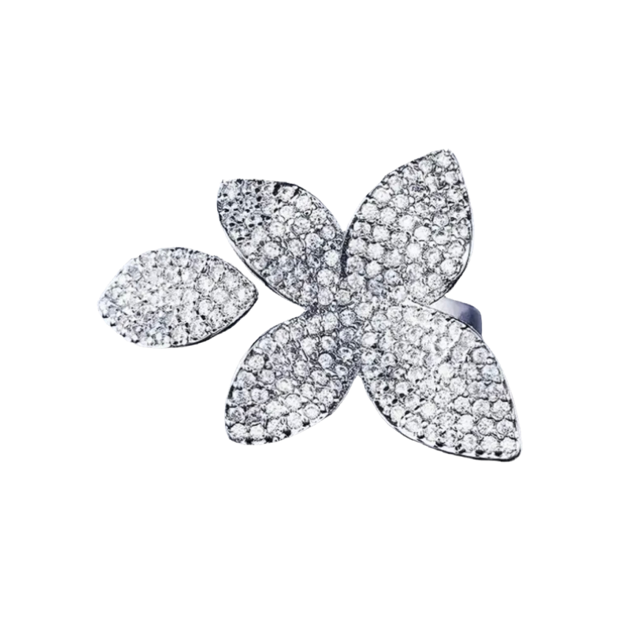 Flowering Silver Petite Ring