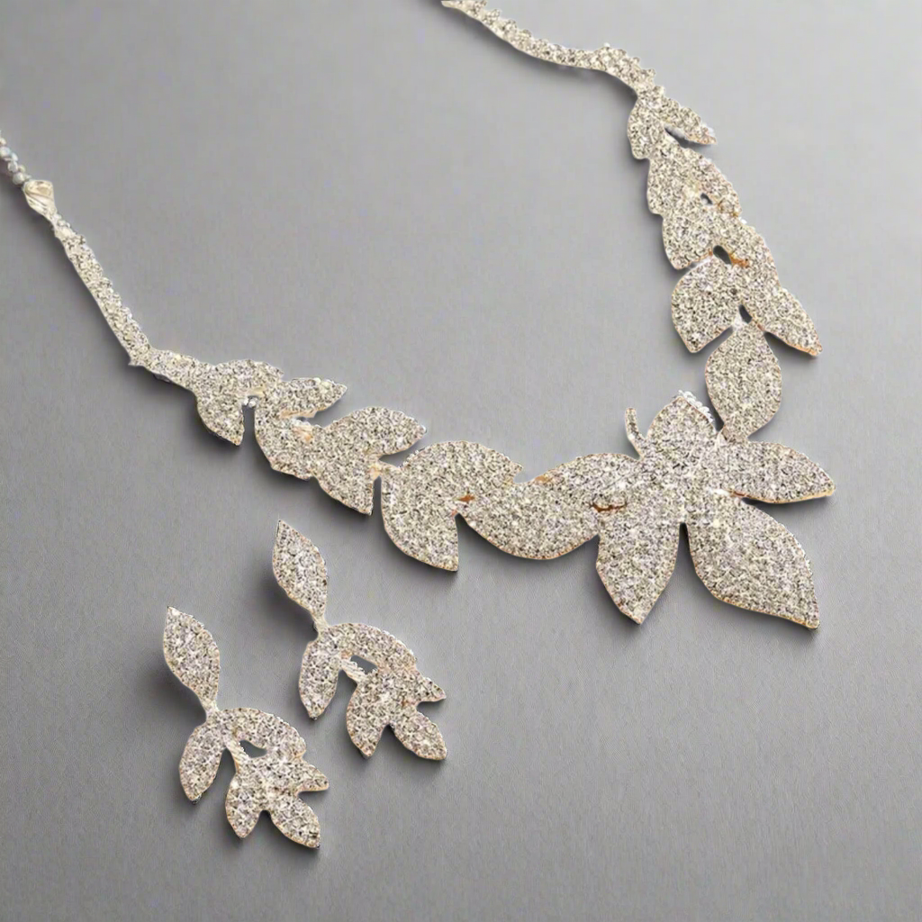 Leaf Shaped Jewelry Set
