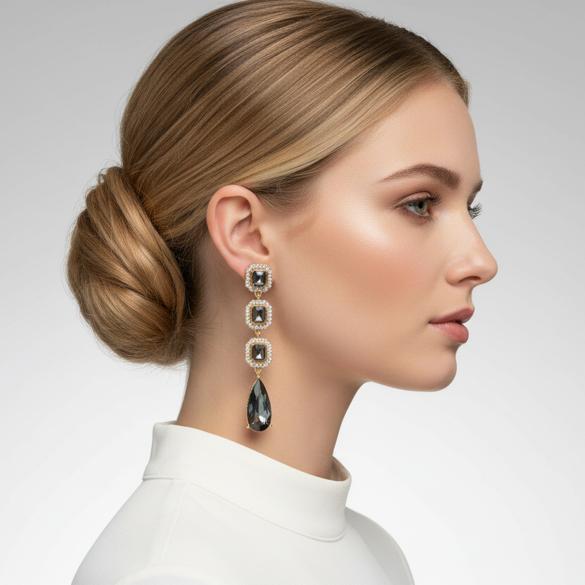 Luxurious Iridescent Drop Earrings